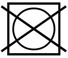 Нельзя сушить и отжимать